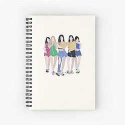 ITZY SNEAKERS Digital Illustration Notebook