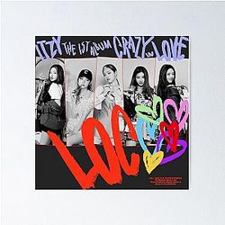 ITZY in Love Album Cover Poster
