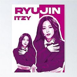 Itzy Ryu Jin Poster