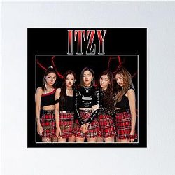 ITZY Vintage Poster
