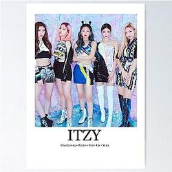 ITZY minimalist poster