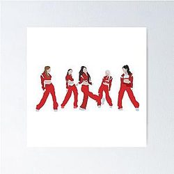 ITZY CAKE Digital Illustration Poster