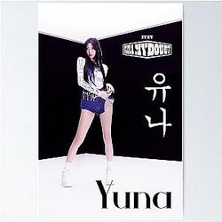 ITZY YUNA Kill My Doubt Poster