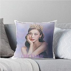 ITZY YEJI Checkmate Throw Pillow