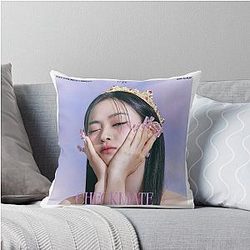 ITZY RyuJin Checkmate Throw Pillow