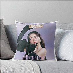 Itzy Yuna Checkmate Throw Pillow