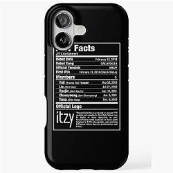 ITZY Kpop Nutritional Facts iPhone Tough Case