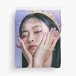 ITZY RyuJin Checkmate Duvet Cover