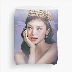 ITZY Yeji Checkmate Duvet Cover