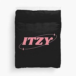 Itzy KPop Cute Black Duvet Cover