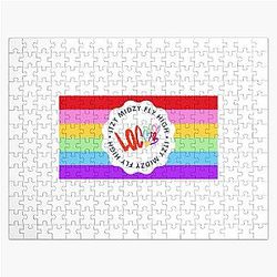 ITZY MIDZY FLY Colour Block Logo Jigsaw Puzzle