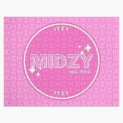 MIDZY ITZY fandom badge (full colour) Jigsaw Puzzle