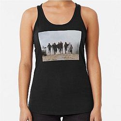 Running From Bulls Jackass 2 Racerback Tank Top