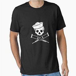 MTV Music Television Sailor Jackass Logo Classic T-Shirt Essential