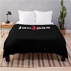 Jackass Trending Throw Blanket