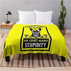 Jackass Award Throw Blanket