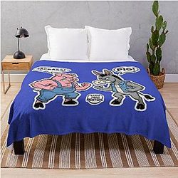 Jackass vs Pig Farm Fighters Throw Blanket