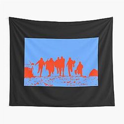 Running with Bulls Jackass 2, Red Tapestry