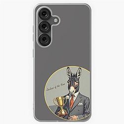 Jackass of the year, horrible boss, idiot, vintage art, vintage humor, Samsung Galaxy Soft Case