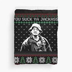 You Suck You Ugly Christmas Duvet Cover