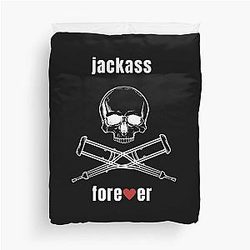 Jackass Forever Reunion T-Shirt Design Duvet Cover