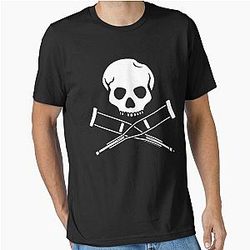 Jackass Skull and Crutches Logo New Essential T-Shirt