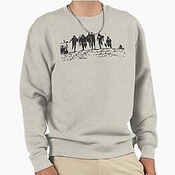 Running From Bulls Jackass 2 Black Pullover Sweatshirt