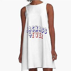 Jackass 4Ever Color A-Line Dress