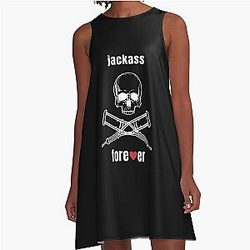 Jackass Forever Reunion T-Shirt Design A-Line Dress