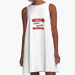 Jackass Johnny Knoxville A-Line Dress
