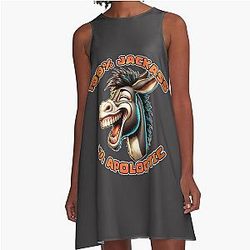 100 Percent A-Line Dress