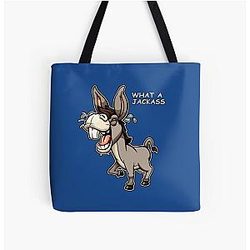 Jackass Donkey Humor Tote Bag
