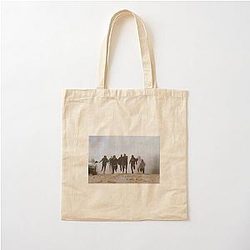 Running From Bulls Jackass Cotton Tote Bag