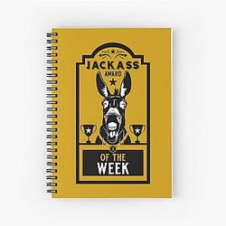 Jackass Award Notebook
