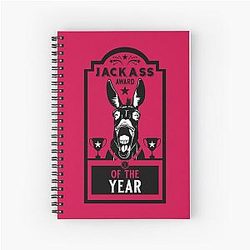 Jackass Award Notebook