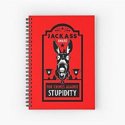 Jackass Award Notebook