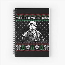 You Suck You Jackass Christmas Spiral Notebook