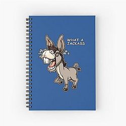 Jackass Humor Spiral Notebook