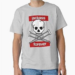 Jackass Forever Classic Skull Logo T-Shirt