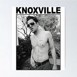 Johnny Knoxville Jackass Gift Idea for Fans Vintage 90s Poster