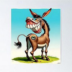 Smiling Jackass Poster