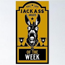 Jackass Award Poster
