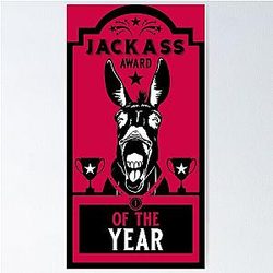 Jackass Award Poster