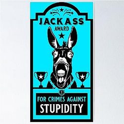 Jackass Award Poster