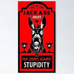 Jackass Award Poster