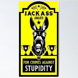 Jackass Award Poster