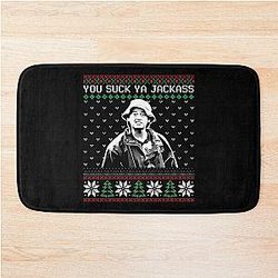You Suck Ugly Christmas Bath Mat