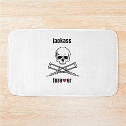 Jackass Forever Reunion T-Shirt and Sticker Design Bath Mat