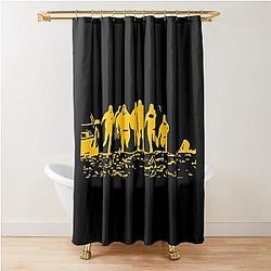 Running from Bulls Jackass 2 Shower Curtain