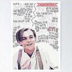 Leonardo DiCaprio Jack Dawson Merch Poster